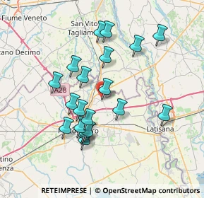 Mappa Via IV Novembre, 30025 Teglio Veneto VE, Italia (6.705)