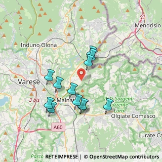 Mappa Via Monastero, 21050 Cantello VA, Italia (3.2275)