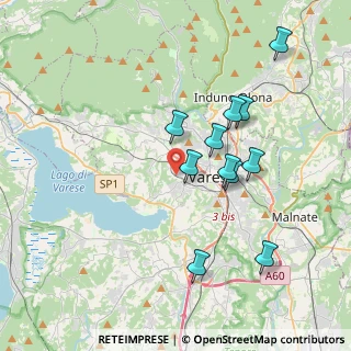 Mappa Via Ciro Menotti, 21100 Varese VA, Italia (3.50364)