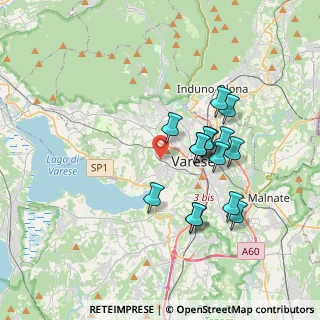 Mappa Via Ciro Menotti, 21100 Varese VA, Italia (3.214)