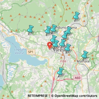 Mappa Via Ciro Menotti, 21100 Varese VA, Italia (3.3275)