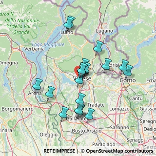 Mappa Via Ciro Menotti, 21100 Varese VA, Italia (13.0275)