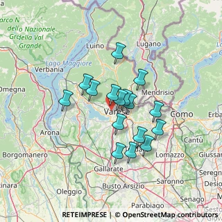 Mappa Via Ciro Menotti, 21100 Varese VA, Italia (10.61313)