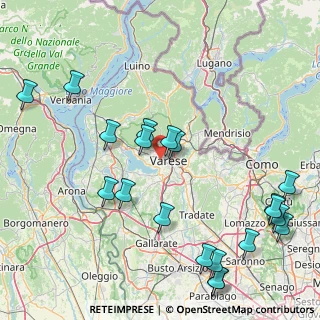 Mappa Via Ciro Menotti, 21100 Varese VA, Italia (20.543)