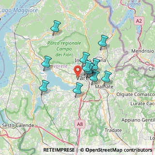 Mappa Via Ciro Menotti, 21100 Varese VA, Italia (5.03083)