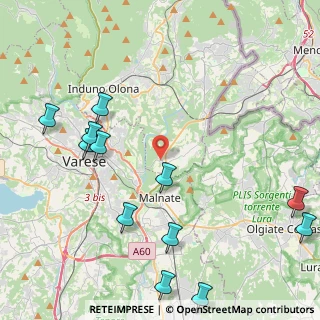 Mappa Via Varese, 21050 Cantello VA, Italia (5.46917)
