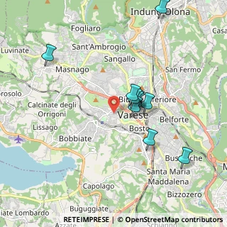 Mappa Viale Monte Rosa, 21100 Varese VA, Italia (1.59091)