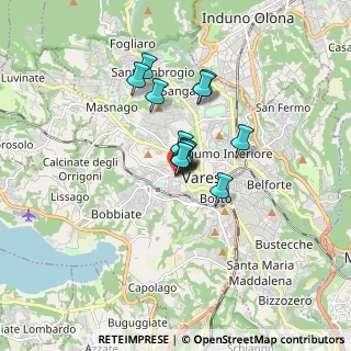 Mappa Viale Monte Rosa, 21100 Varese VA, Italia (1.00462)