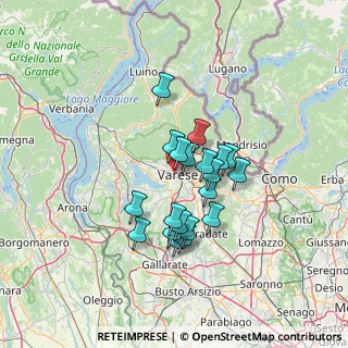 Mappa Viale Monte Rosa, 21100 Varese VA, Italia (10.3585)