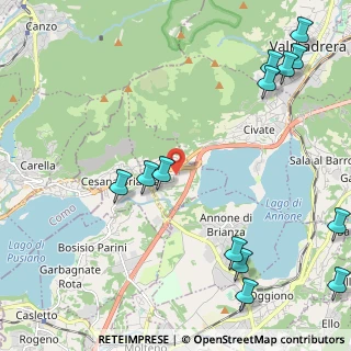 Mappa Via Donatori di Sangue, 23867 Suello LC, Italia (2.97154)