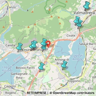 Mappa Via Donatori di Sangue, 23867 Suello LC, Italia (2.44182)