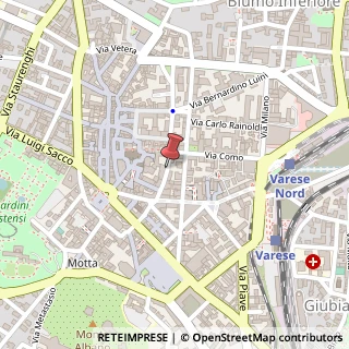 Mappa Via Giovanni Bagaini, 15, 21100 Varese, Varese (Lombardia)