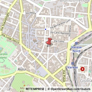 Mappa Via Camillo Benso Conte di Cavour, 9, 21100 Varese, Varese (Lombardia)