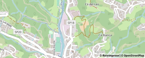 Mappa Sant'Omobono Terme