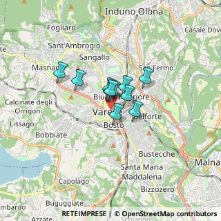 Mappa Piazza Canonica, 21100 Varese VA, Italia (0.86727)