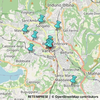 Mappa Piazza Canonica, 21100 Varese VA, Italia (1.36636)