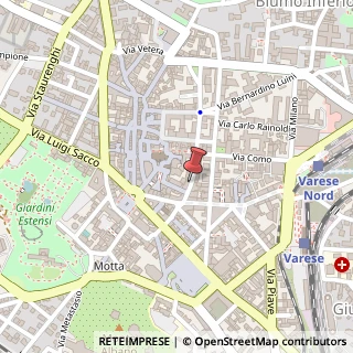 Mappa Via Giovanni Bagaini, 9, 21100 Varese, Varese (Lombardia)