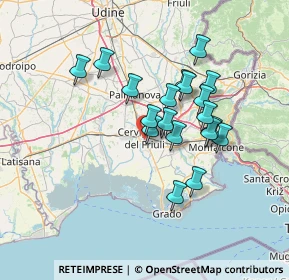 Mappa Via della Fontana, 33052 Cervignano del Friuli UD, Italia (11.41263)