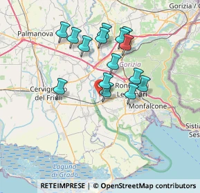 Mappa Via XXV Aprile, 34070 Turriaco GO, Italia (6.08267)