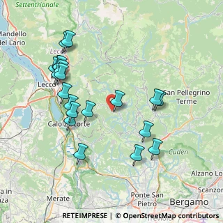 Mappa Via Sant’Omobono, 24038 Sant'Omobono Terme BG, Italia (8.1765)