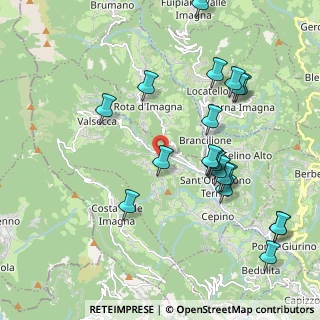 Mappa Via Sant’Omobono, 24038 Sant'Omobono Terme BG, Italia (2.192)