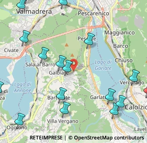 Mappa Via Antonio Gramsci, 23851 Galbiate LC, Italia (2.89944)