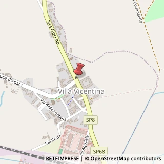 Mappa Via Gorizia,  27, 33059 Villa Vicentina, Udine (Friuli-Venezia Giulia)