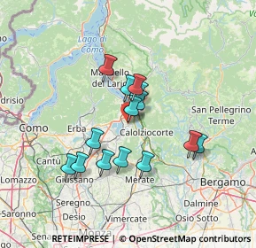 Mappa Via Olmo, 23851 Galbiate LC, Italia (11.06214)