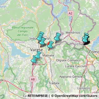Mappa Via Cervino, 21050 Cantello VA, Italia (7.943)