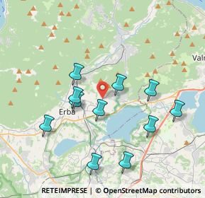 Mappa 22030 Longone Al Segrino CO, Italia (3.69364)