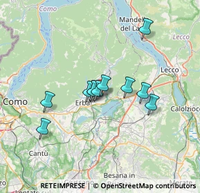 Mappa 22030 Longone Al Segrino CO, Italia (5.14636)