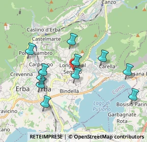 Mappa 22030 Longone Al Segrino CO, Italia (1.86727)