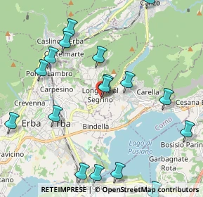 Mappa 22030 Longone Al Segrino CO, Italia (2.46176)
