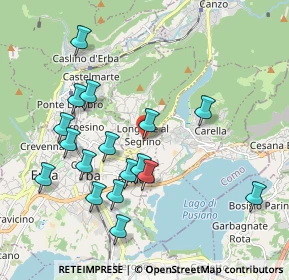 Mappa 22030 Longone Al Segrino CO, Italia (2.00471)