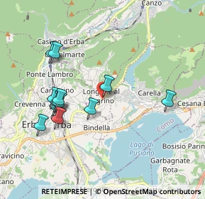 Mappa 22030 Longone Al Segrino CO, Italia (1.88)