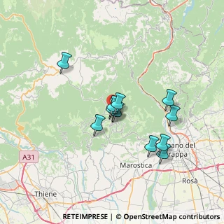 Mappa Via Bocchetta, 36062 Lusiana Conco VI, Italia (5.61)