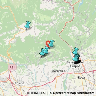 Mappa Via Bocchetta, 36062 Conco VI, Italia (9.4345)