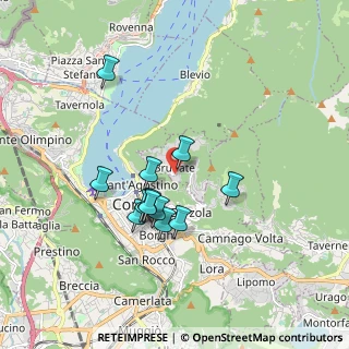 Mappa Via Alessandro Volta, 22034 Brunate CO, Italia (1.49667)