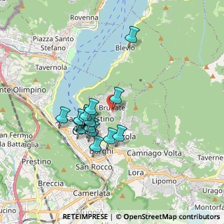 Mappa Via Alessandro Volta, 22034 Brunate CO, Italia (1.44867)