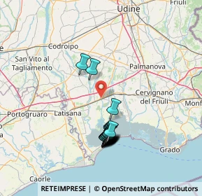 Mappa Via Municipio, 33055 Muzzana del Turgnano UD, Italia (13.658)