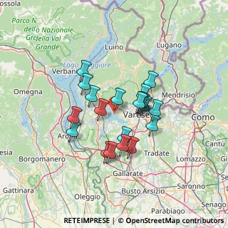 Mappa 21020 Varese VA, Italia (10.4755)