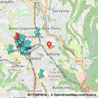 Mappa Via Podgora, 21100 Varese VA, Italia (1.27056)