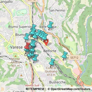 Mappa Via Podgora, 21100 Varese VA, Italia (0.7755)