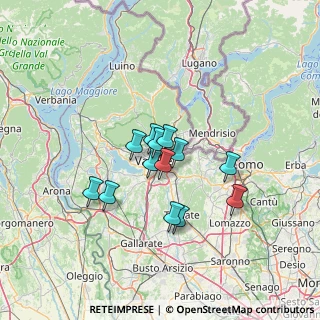 Mappa Via Podgora, 21100 Varese VA, Italia (9.61692)