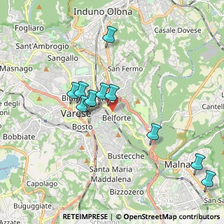 Mappa Via Podgora, 21100 Varese VA, Italia (1.80818)