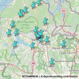 Mappa Via Podgora, 21100 Varese VA, Italia (8.118)