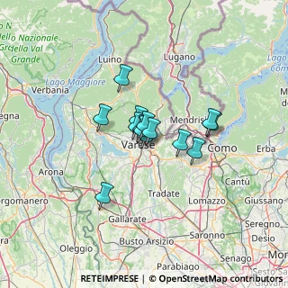 Mappa Via Monte Canin, 21100 Varese VA, Italia (7.66357)