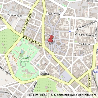 Mappa Via Gian Domenico Romagnosi, 12, 21100 Varese, Varese (Lombardia)