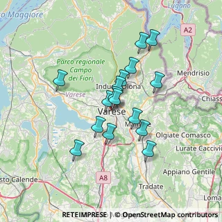 Mappa Via Gian Domenico Romagnosi, 21100 Varese VA, Italia (5.55125)