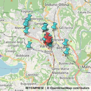 Mappa Via Walter Marcobi, 21100 Varese VA, Italia (1.16)